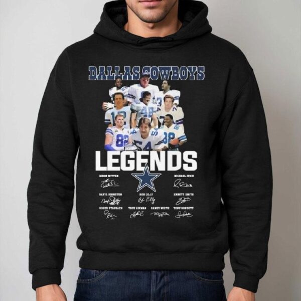 Dallas Cowboys Legends Players Signatures 2025 Shirt
