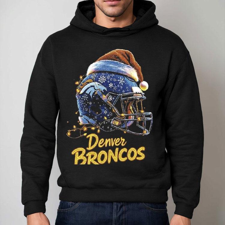 Denver Broncos Nfl Helmet Merry Christmas 2025 Shirt Denver Broncos Nfl Helmet Merry Christmas 2025 Shirt