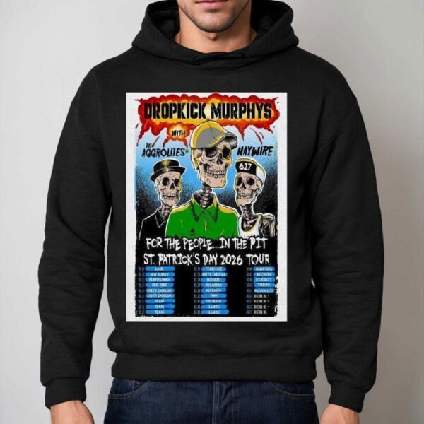 Dropkick Murphys St. Patrick’s Day Tour 2026 Shirt