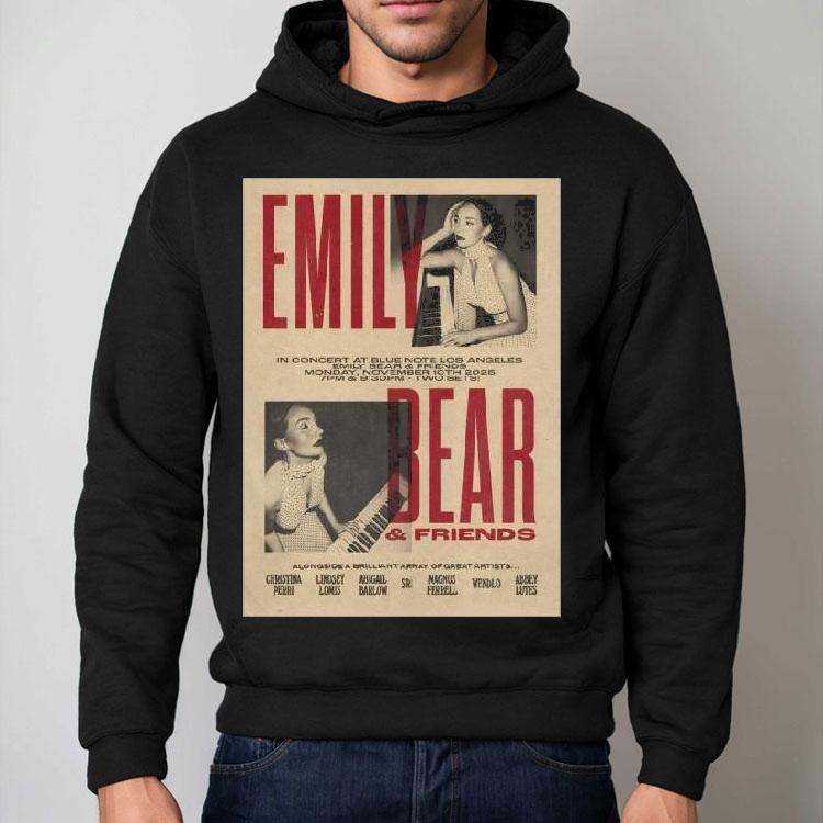 Emily Bear And Friends Live In Concert At Blue Note Los Angeles On November 10 2025 Shirt Emily Bear And Friends Live In Concert At Blue Note Los Angeles On November 10 2025 Shirt