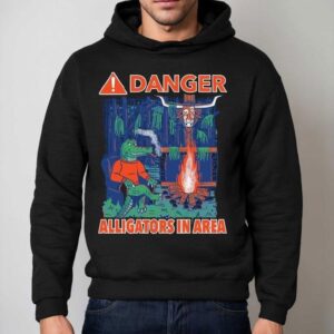 Florida Gators Vs Texas Longhorns Danger Alligators In Area Masco Hoodie