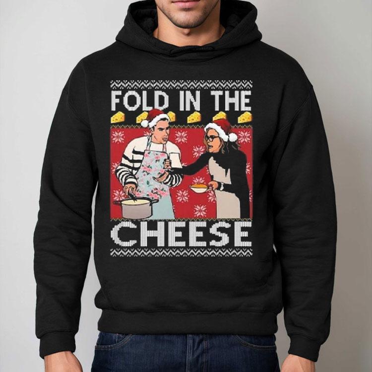 Fold In The Cheese Schitt’s Creek Ugly Christmas 2025 Shirt Fold In The Cheese Schitt’s Creek Ugly Christmas 2025 Shirt