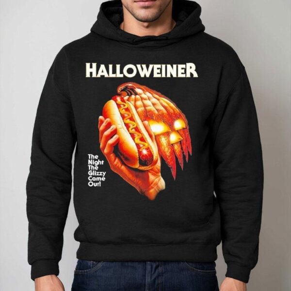 Freddy Krueger Halloweiner The Night The Glizzy Came Out Halloween Hotdog Shirt