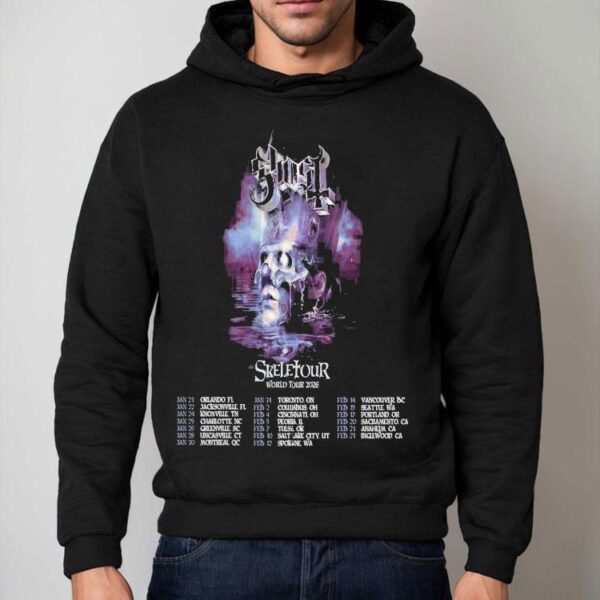 Ghost Skeletour World Tour 2026 Dates Shirt