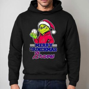 Grinch Atlanta Braves Baseball Merry Christmas Shirt 2 Grinch Atlanta Braves Baseball Merry Christmas Hoodie