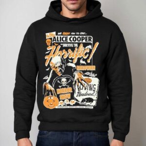 Horrific Halloween Horror Show Alice Cooper We Dare You To See Hoodie