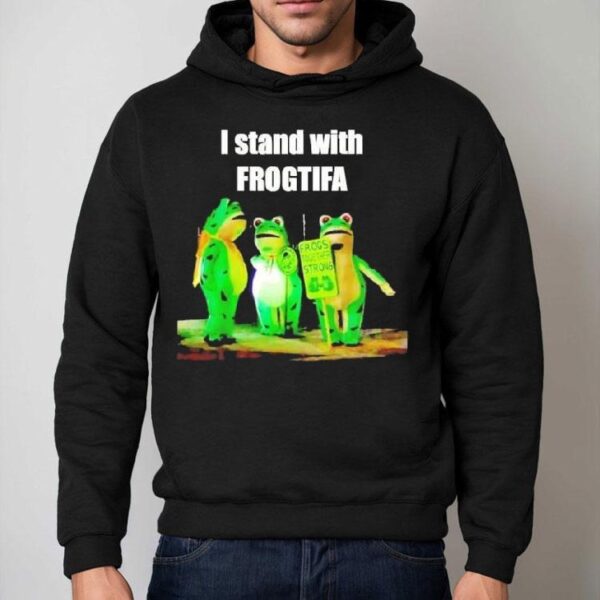 I Stand With Frogtifa Portland Frog Shirt