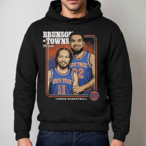 Jalen Brunson Karl Anthony Towns New York Knicks Step Brothers Hoodie