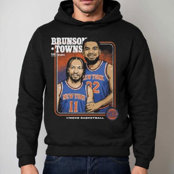 Jalen Brunson Karl-anthony Towns New York Knicks Step Brothers Shirt