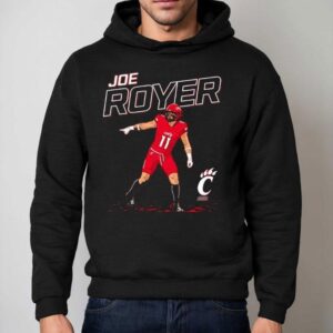 Joe Royer Cincinnati Bearcats Football Nil Hoodie
