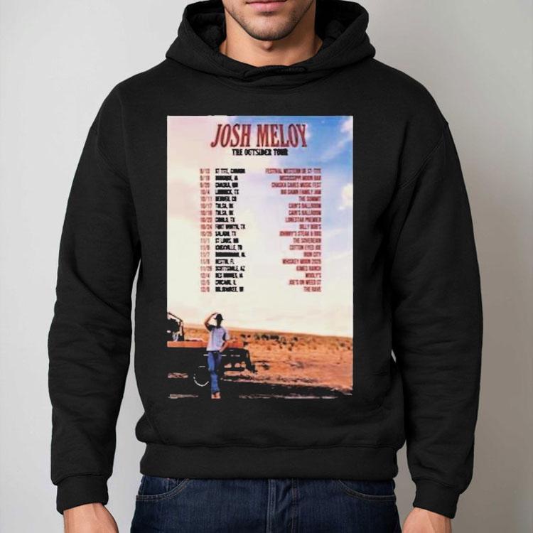 Josh Meloy The Outsider Tour 2025 Dates Shirt Josh Meloy The Outsider Tour 2025 Dates Shirt