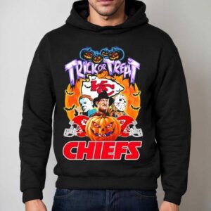 Kansas City Chiefs Michael Myers Freddy Krueger Jason Voorhees Trick Or Treat Halloween Logo Shirt 2 Kansas City Chiefs Michael Myers Freddy Krueger Jason Voorhees Trick Or Treat Halloween Logo Hoodie