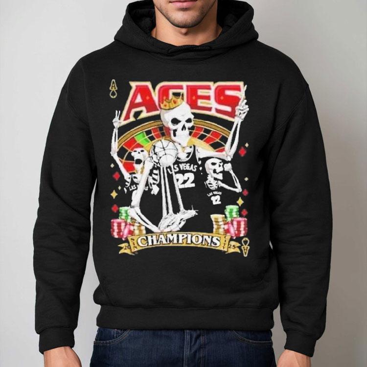 Las Vegas Aces Skeleton Wnba Champions 2025 Rep The Champs Shirt Las Vegas Aces Skeleton Wnba Champions 2025 Rep The Champs Shirt