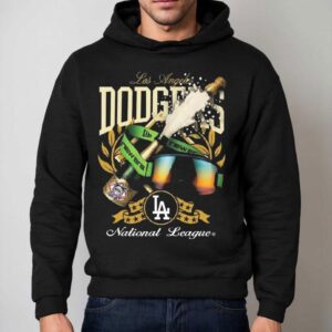 Los Angeles Dodgers 2025 National League Champions New Era Shirt 2 Los Angeles Dodgers National League Champions New Era Hoodie