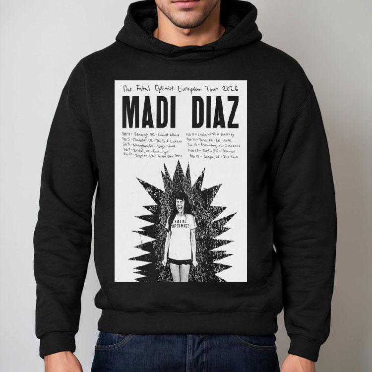 Madi Diaz European Tour 2026 Shirt Madi Diaz European Tour 2026 Shirt