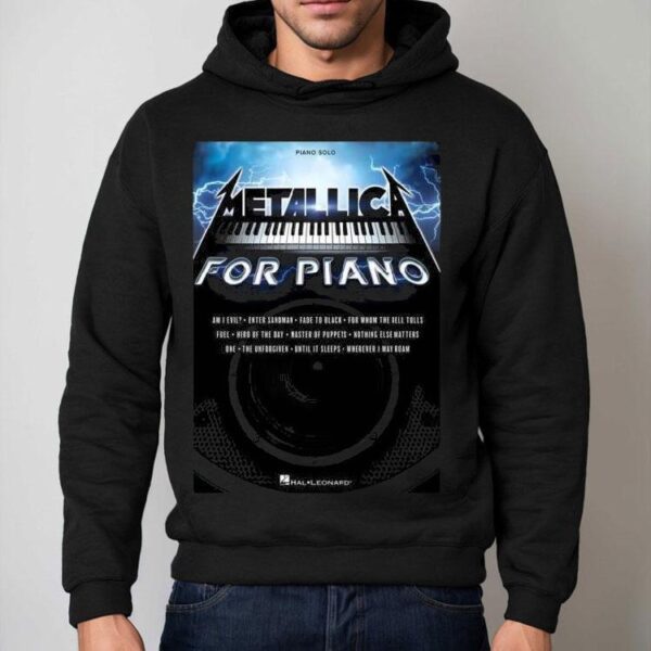 Metallica For Piano Solo Book Cover Wall Shirt