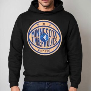Minnesota Timberwolves Nba West Conf Logo Hoodie