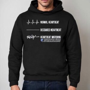 Normal Heartbeat Deceased Heartbeat Heartbeat Watching Memphis Grizzlies Hoodie
