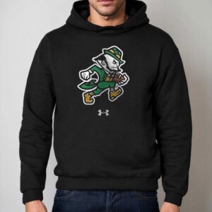 Notre Dame Fighting Irish Leprechaun Tech Stretch Masco Hoodie