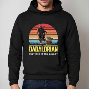 Original The Dadalorian Best Dad In The Galaxy Vintage Hoodie