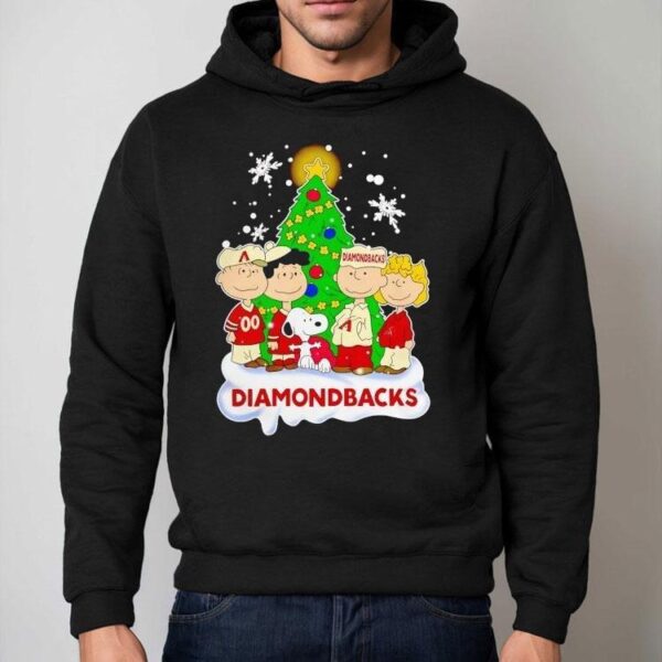 Peanuts Characters Arizona Diamondbacks Christmas Shirt