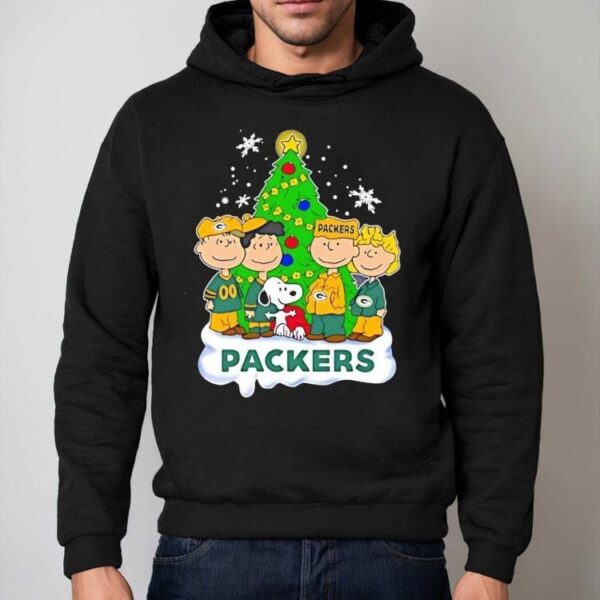 Peanuts Characters X Green Bay Packers Chrismas Shirt