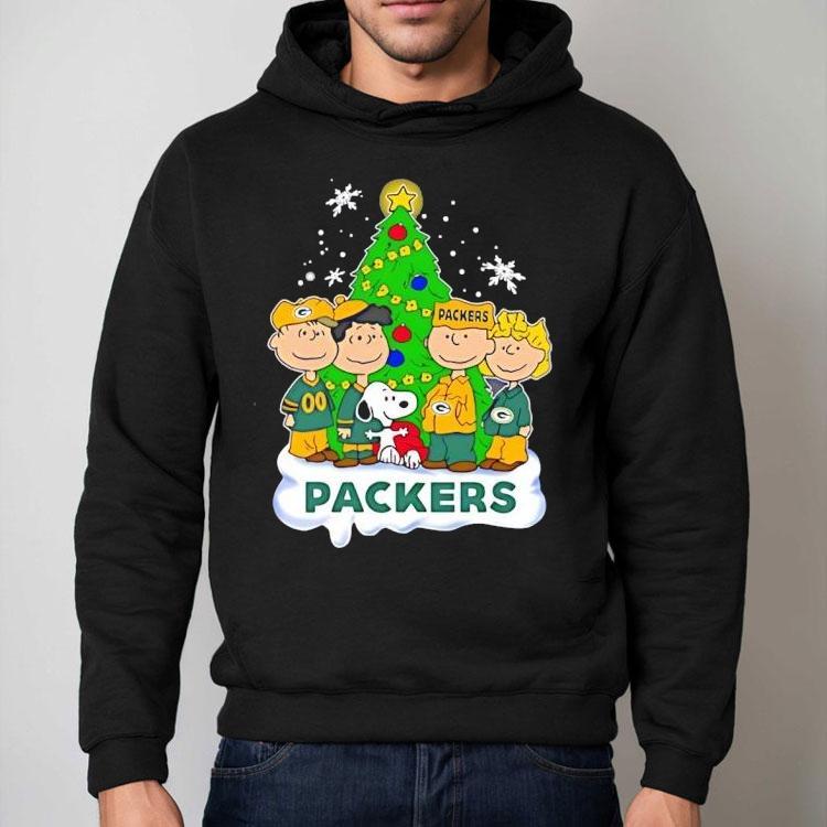 Peanuts Characters X Green Bay Packers Chrismas Shirt Peanuts Characters X Green Bay Packers Chrismas Shirt