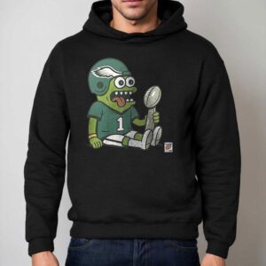 Philadelphia Eagles Jalen Hursts Mascot Cartoon Shirt 2 Philadelphia Eagles Jalen Hursts Mascot Cartoon Hoodie
