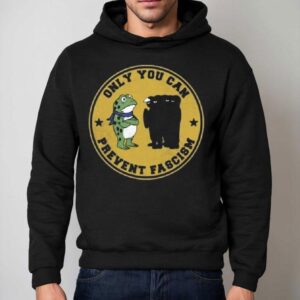 Portland Frog Anti Ice Only You Can Prevent Fascism Hoodie