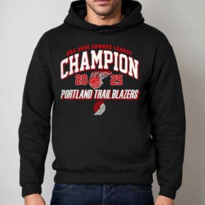 Portland Trail Blazers Nba 2k26 Summer League 2025 Las Vegas Champions Shirt 2 Portland Trail Blazers Nba K Summer League Las Vegas Champions Hoodie