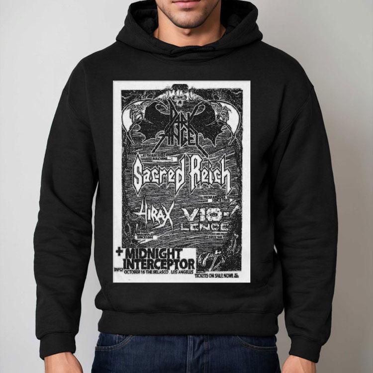 Sacred Reich The Belasco In Los Angeles Ca October 16 2025 Shirt Sacred Reich The Belasco In Los Angeles Ca October 16 2025 Shirt