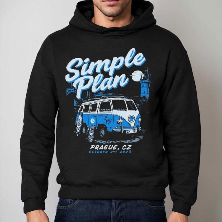 Simple Plan Prague, Czechia October 02 2025 Shirt Simple Plan Prague, Czechia October 02 2025 Shirt