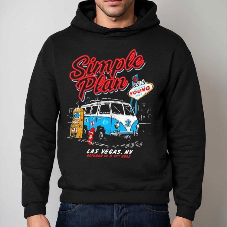 Simple Plan When Young 10-19-2025 Las Vegas Event Shirt Simple Plan When Young 10-19-2025 Las Vegas Event Shirt