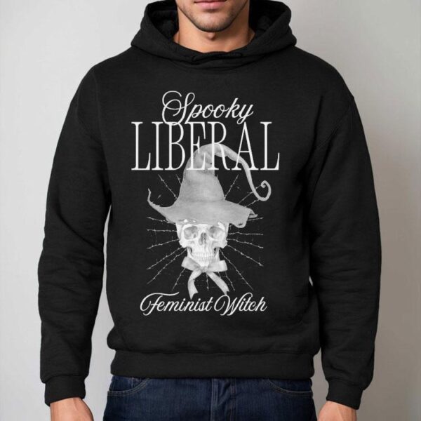 Spooky Liberal Feminist Witch Skull Shirt