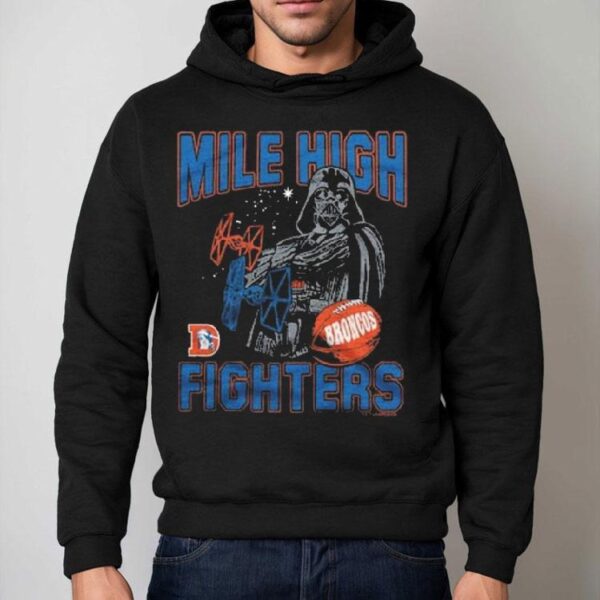 Star Wars Dark Side X Denver Broncos Mile High Fighters Shirt