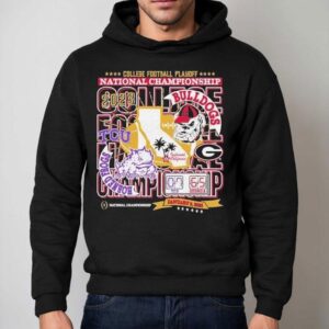 Tcu Horned Frogs Vs Georgia Bulldogs College Football Playoff National Championship Game Matchup Hoodie