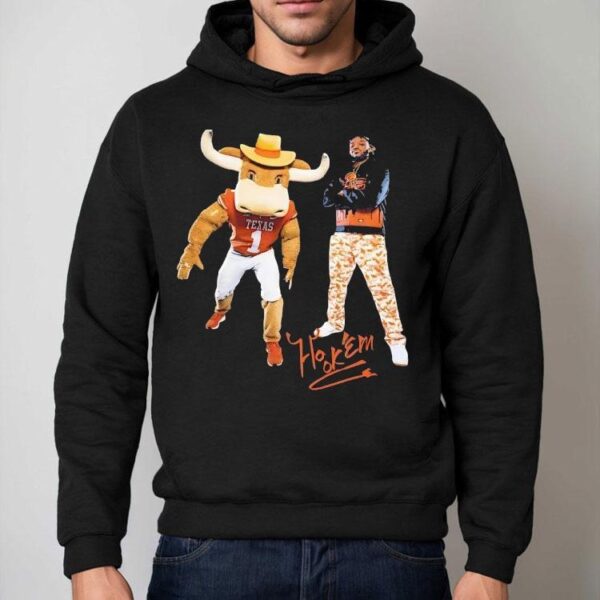 Texas Longhorns Bevo Hook Em Horns Shirt