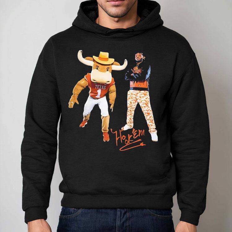 Texas Longhorns Bevo Hook Em Horns Shirt Texas Longhorns Bevo Hook Em Horns Shirt