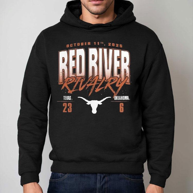Texas Longhorns Vs Oklahoma Sooners 2025 Score Shirt Texas Longhorns Vs Oklahoma Sooners 2025 Score Shirt