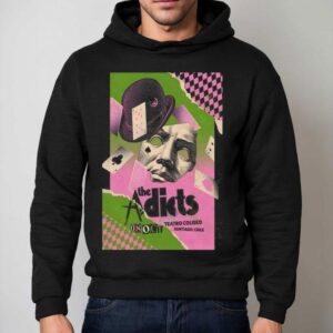 The Adicts Oct 8 2025 In Santiago Chile Cards Shirt 2 The Adicts Oct In Santiago Chile Cards Hoodie