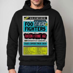 The Foo Fighters Announced Their Take Cover Tour 2026 Shirt 2 The Foo Fighters Announced Their Take Cover Tour Hoodie