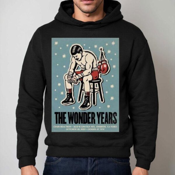 The Wonder Years October 24, 2025 Chain Reaction In Anaheim Ca Shirt