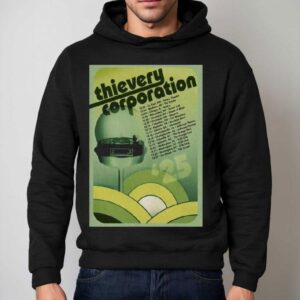 Thievery Corporation Midwest And South American 2025 Tour Shirt 2 Thievery Corporation Midwest And South American Tour Hoodie