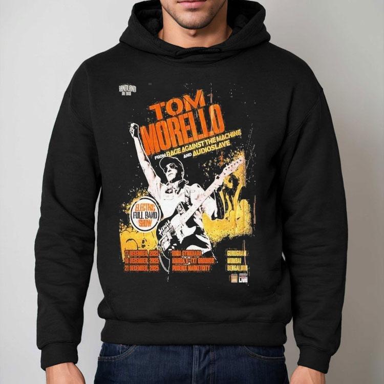 Tom Morello Electric Full Band Show India Dec 2025 Shirt Tom Morello Electric Full Band Show India Dec 2025 Shirt