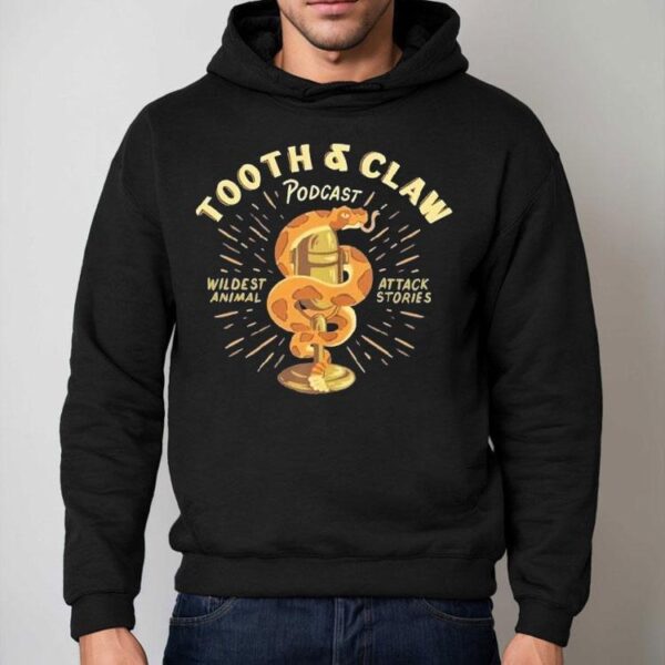 Tooth And Claw Podcast Wildest Animal Attack Stories Rattler Shirt