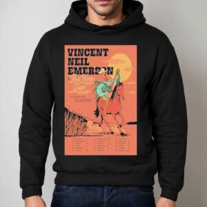Vincent Neil Emerson The Red Horse 2026 Tour Rooster Guitar Shirt 2 Vincent Neil Emerson The Red Horse Tour Rooster Guitar Hoodie