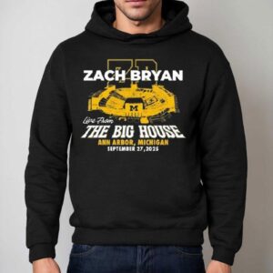 Zach Bryan Michigan Stadium September 27 2025 Shirt 2 Zach Bryan Michigan Stadium September Hoodie