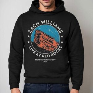 Zach Williams Event 2025 Red Rocks Shirt 2 Zach Williams Event Red Rocks Hoodie