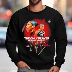 A Ja Wilson The Only Player In Wnba History Las Vegas Aces Sweatshirt