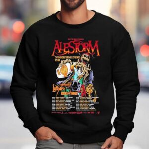 Alestorm East Thunderfisting European Tour 2025 Shirt 3 Alestorm East Thunderfisting European Tour Sweatshirt